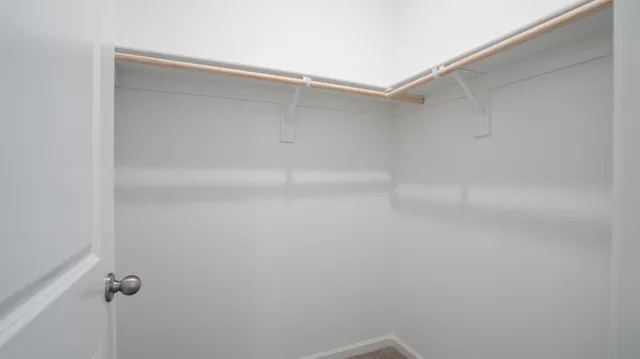 a close view of closet