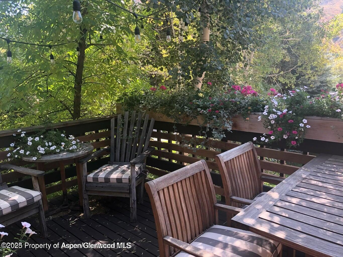 113 Crossland Drive Basalt, CO 81621 - Photo 25 of 28 a view of deck with outdoor seating