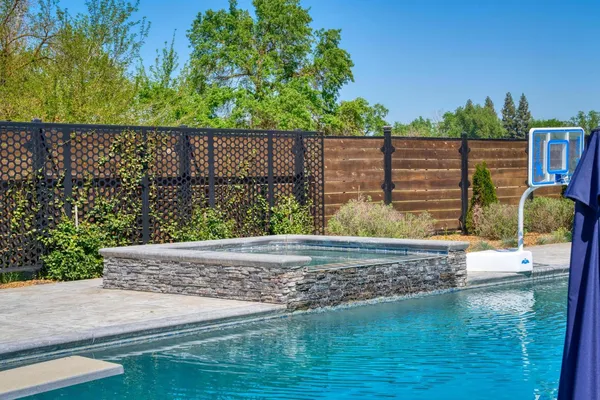 a front view of a house with a garage