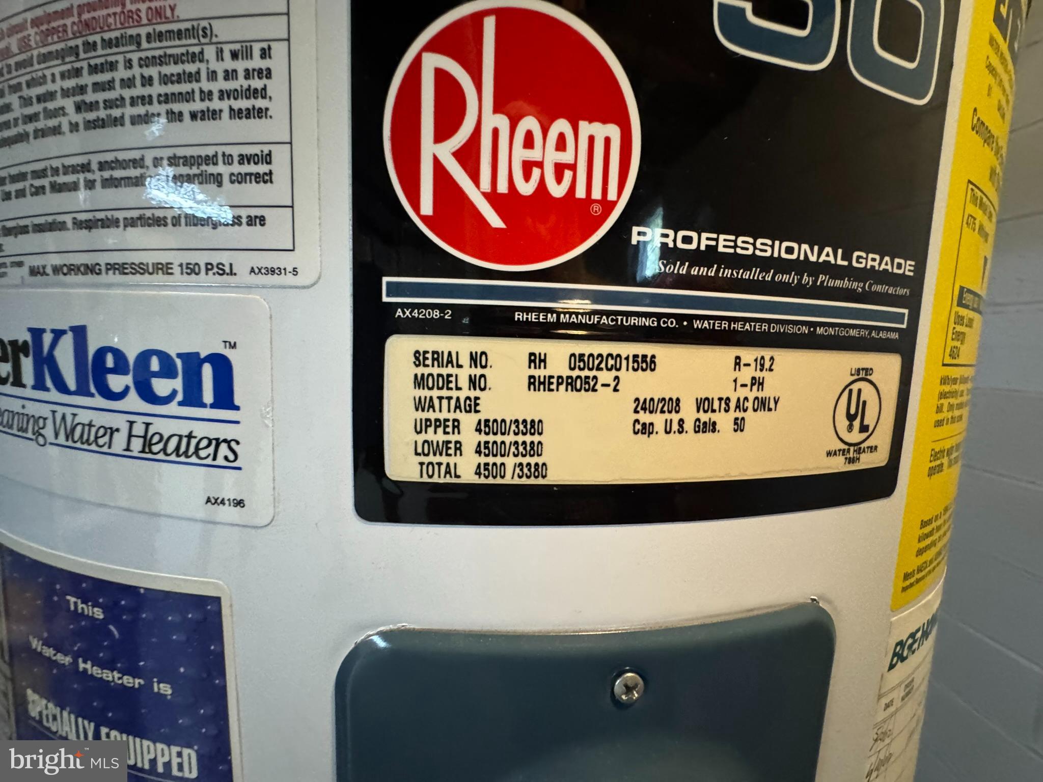 9115 Kilbride Road Baltimore, MD 21236 - Photo 58 of 61 WATER HEATER
