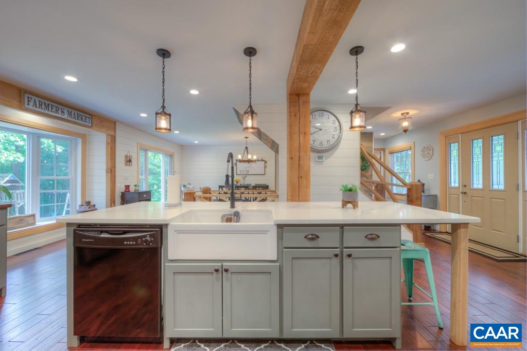 1877 Swift Run Road Ruckersville, VA 22968 - Photo 8 of 40 a kitchen with a sink cabinets and wooden floor