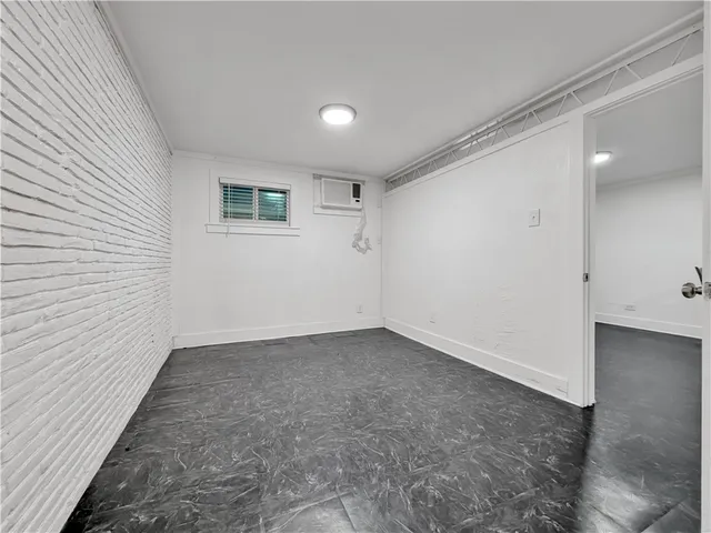 an empty room with a empty space