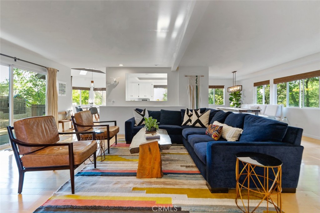 940 Highway 173 Lake Arrowhead, CA 92352 - Photo 3 of 45 a living room with furniture and a large window