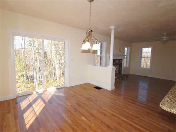 Lot 6 West Ledge Road Clinton, MA 01510 - Photo 9 of 19 a view of empty room with wooden floor and fan