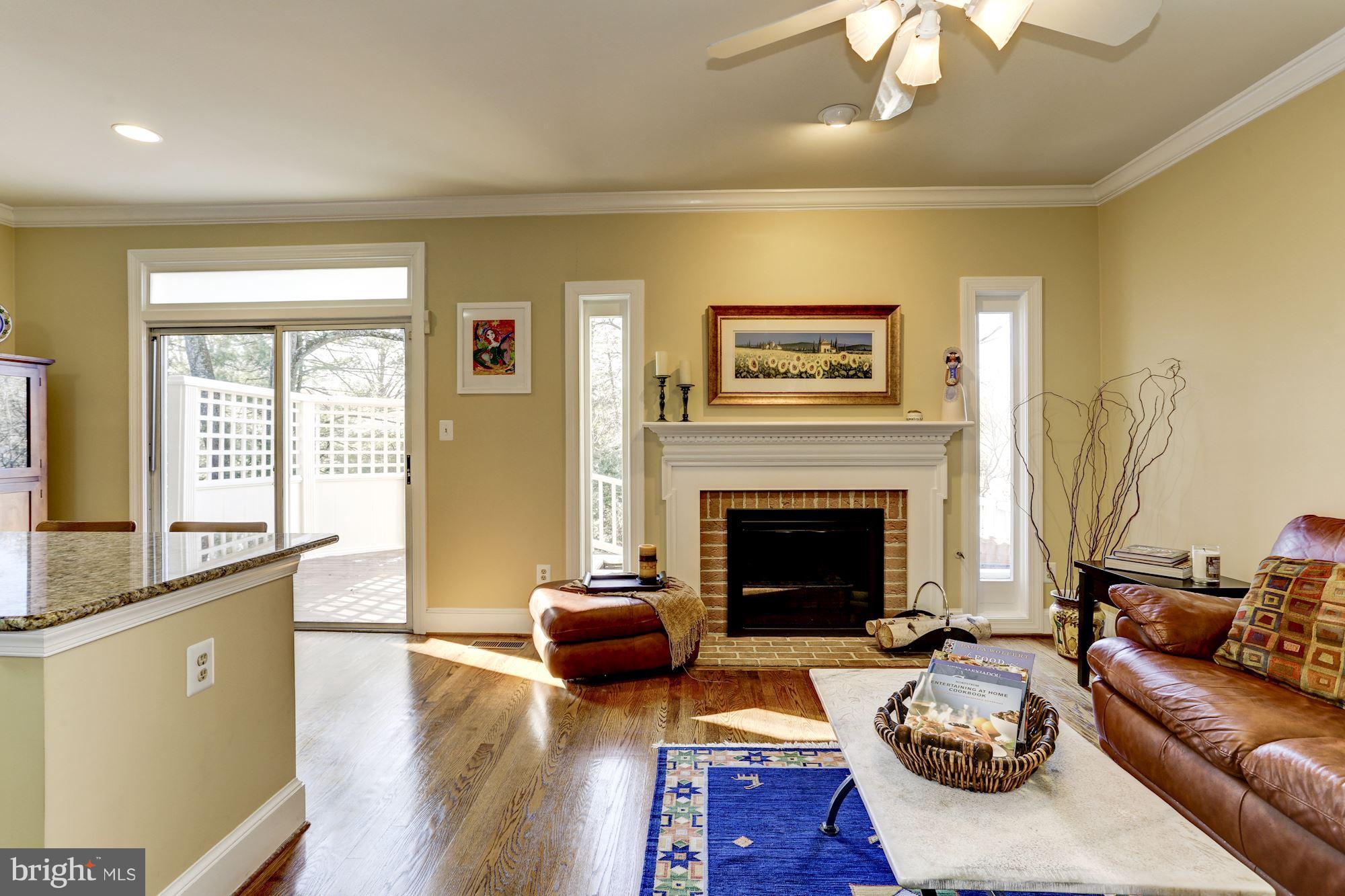 3908 North Glebe Road Arlington, VA 22207 - Photo 10 of 30 FAMILY ROOM w/ FIREPLACE