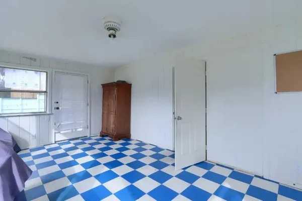 a view of an entryway door