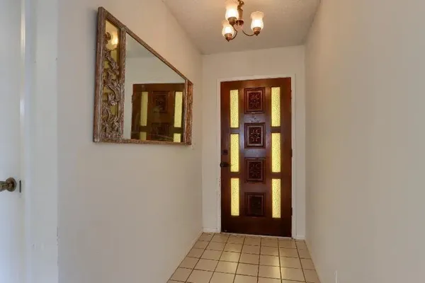 a view of empty room