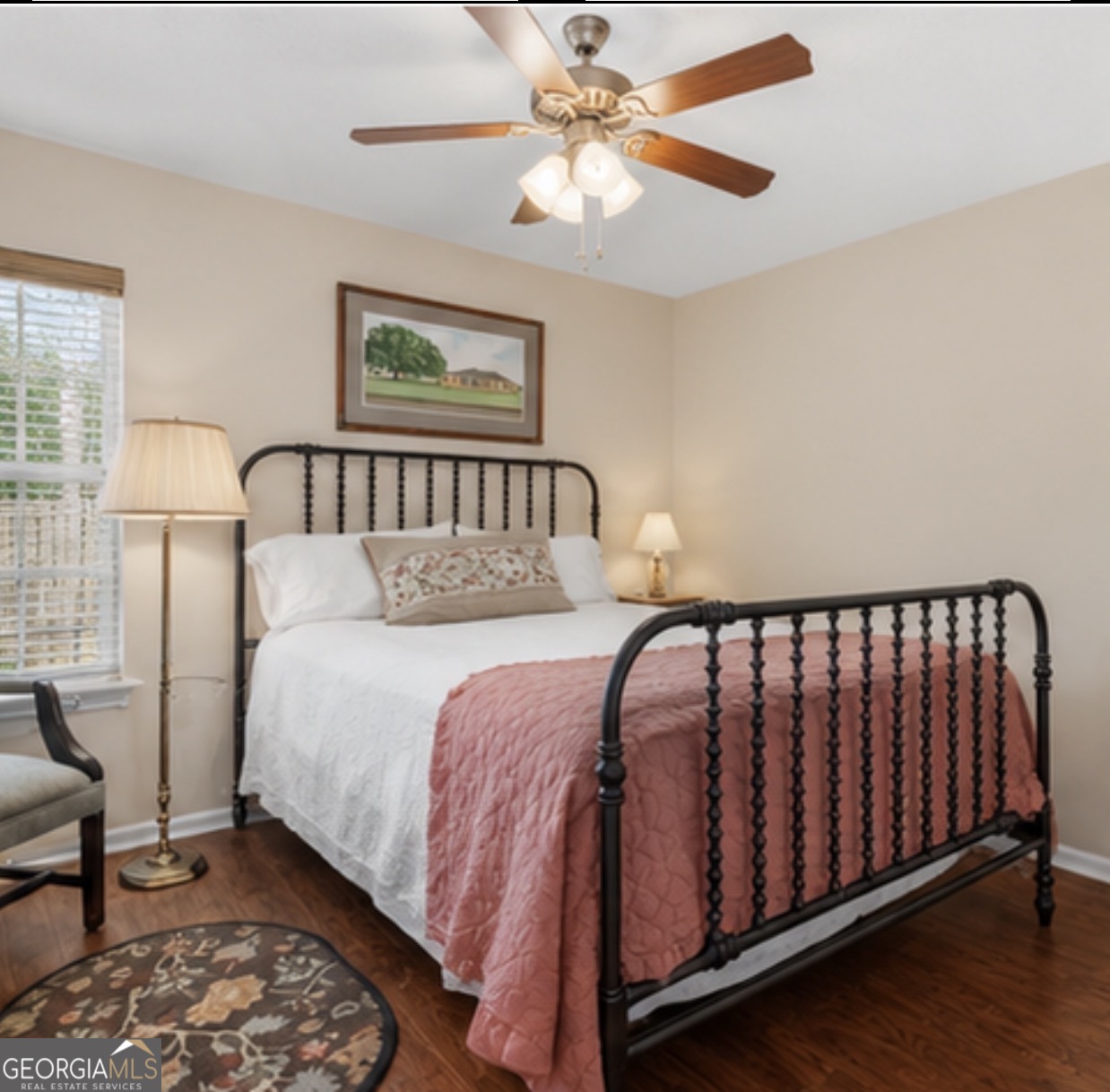 138 Brookfair Lane Leesburg, GA 31763 - Photo 17 of 30 a bedroom with a bed and a chandelier