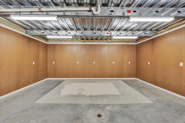 a view of a room with an empty space