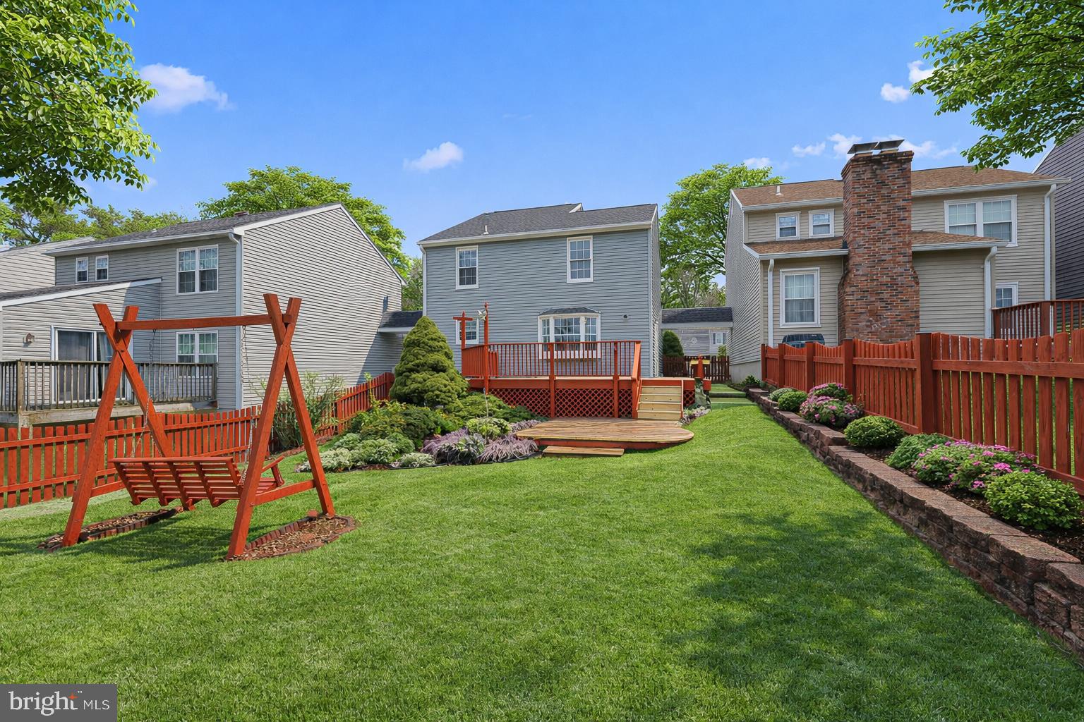 9 Menteith Court Baltimore, MD 21236 - Photo 36 of 46 a view of a house with backyard sitting area and garden