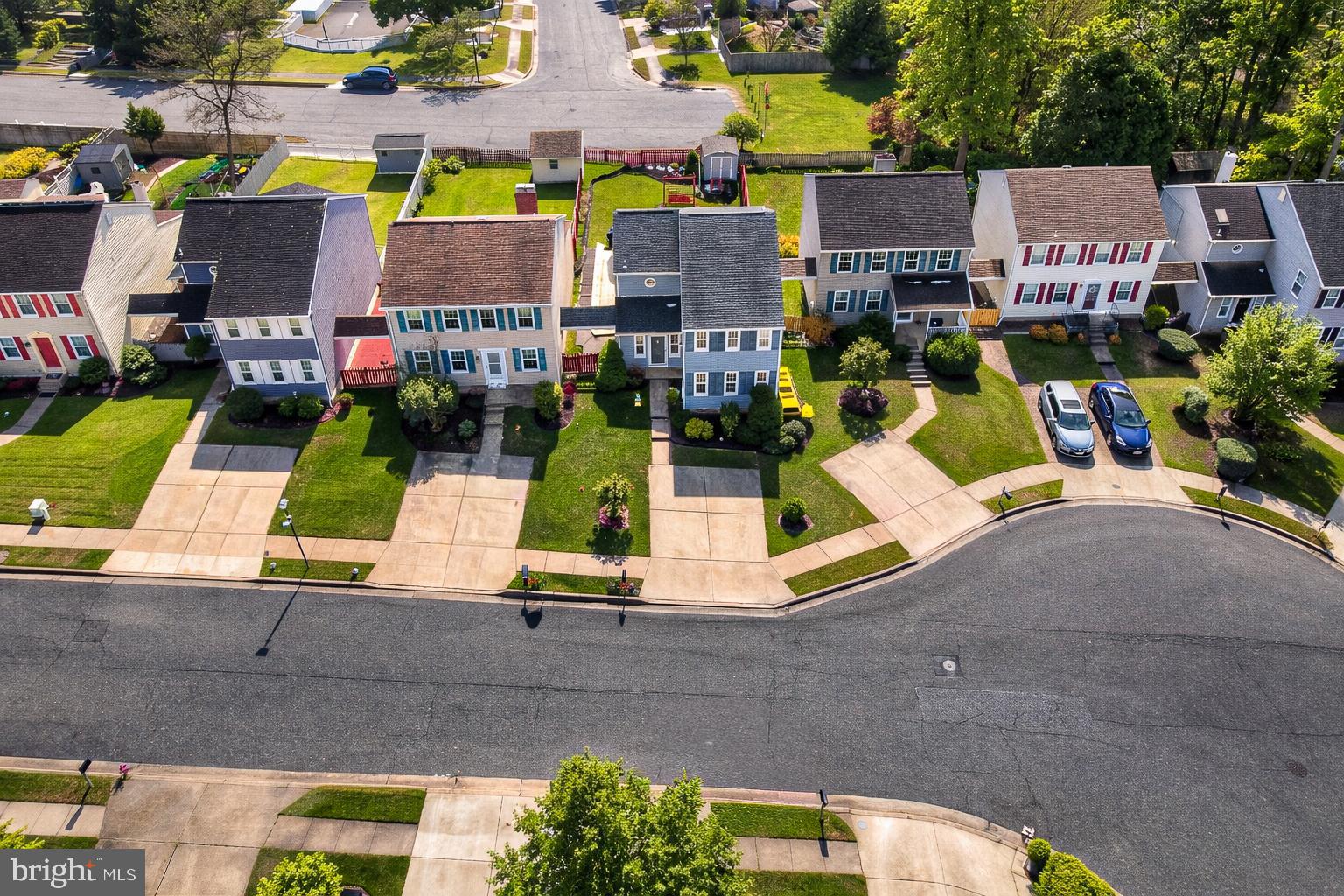9 Menteith Court Baltimore, MD 21236 - Photo 41 of 46 an aerial view of a houses with yard