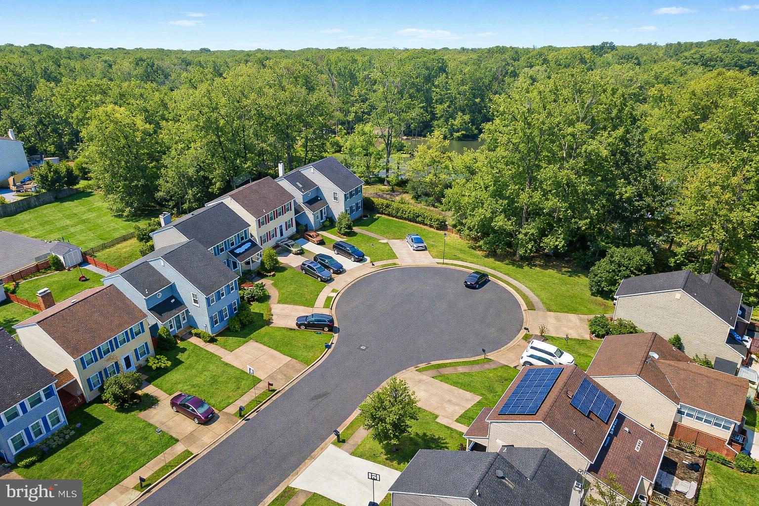 9 Menteith Court Baltimore, MD 21236 - Photo 42 of 46 an aerial view of a house with outdoor space pool seating area and yard