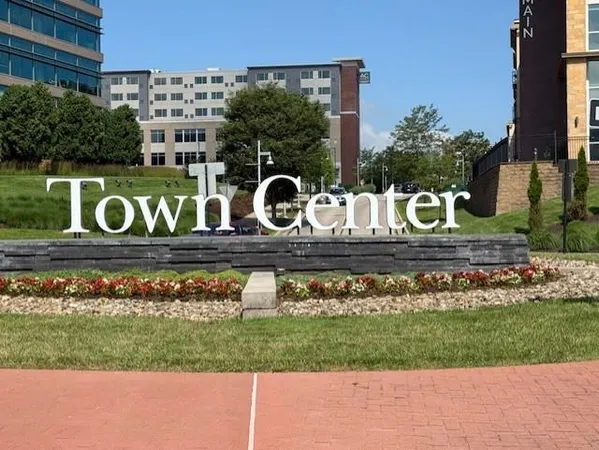 a view of building with street