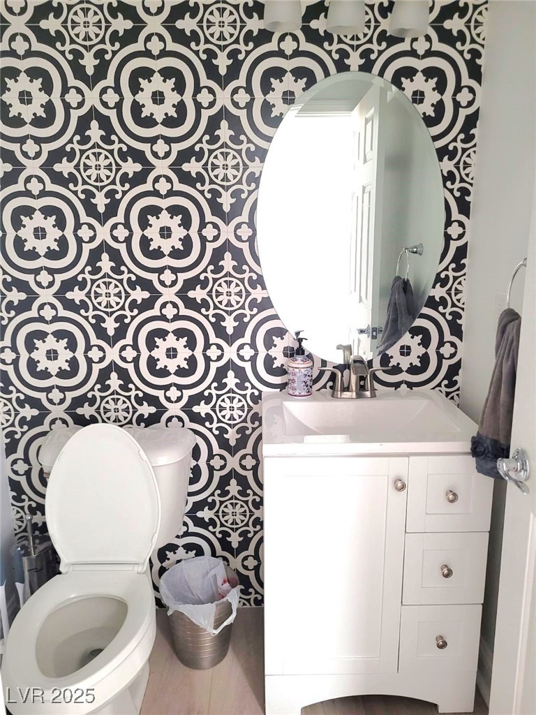 9629 Twin Rivers Court Las Vegas, NV 89139 - Photo 10 of 29 Bathroom with toilet and vanity