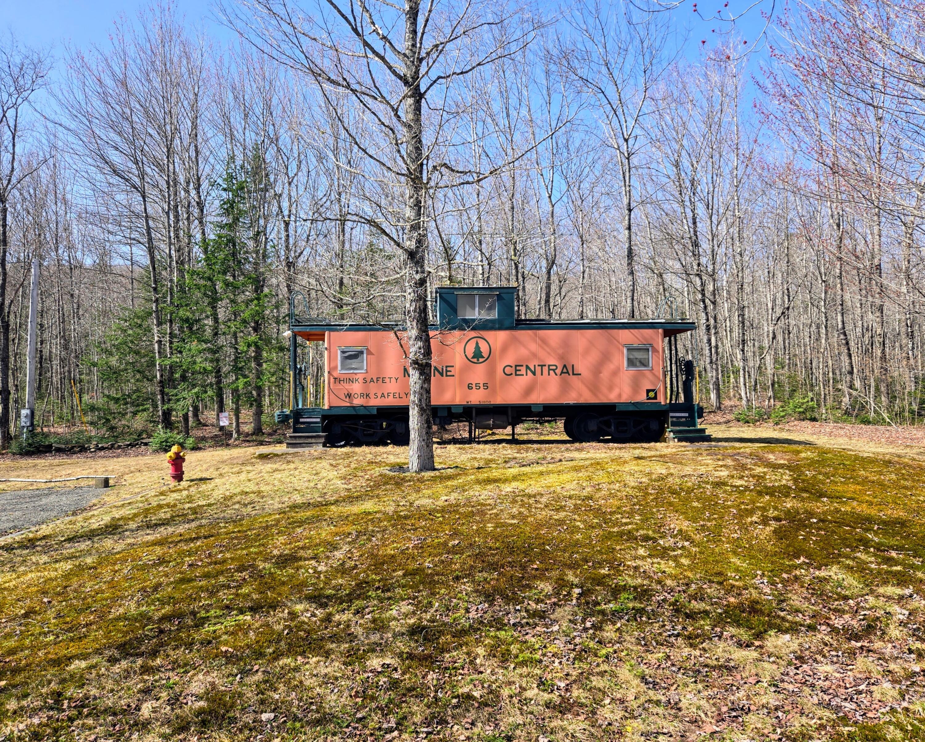 136 Calvin Gray Road Madrid Township, ME 04966 - Photo 4 of 53 Maine Central Railroad Caboose 655