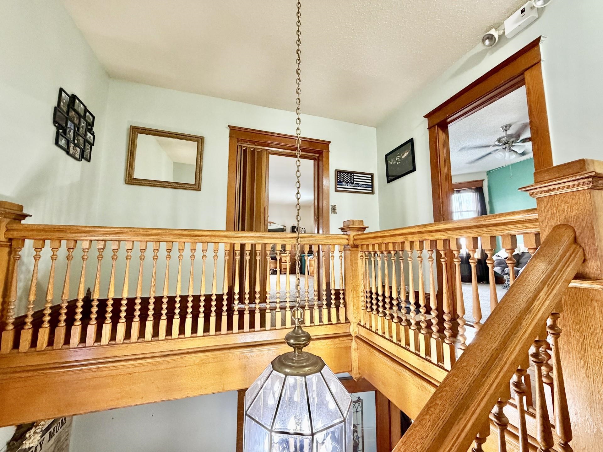 31 3rd Street Savanna, IL 61074 - Photo 32 of 42 a view of a balcony with wooden floor