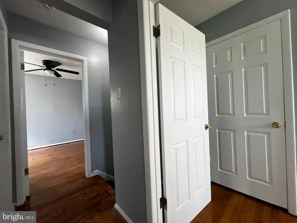 a view of closet area