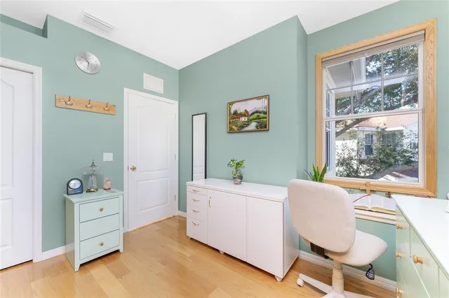 a view of storage and utility room with racks on the wall