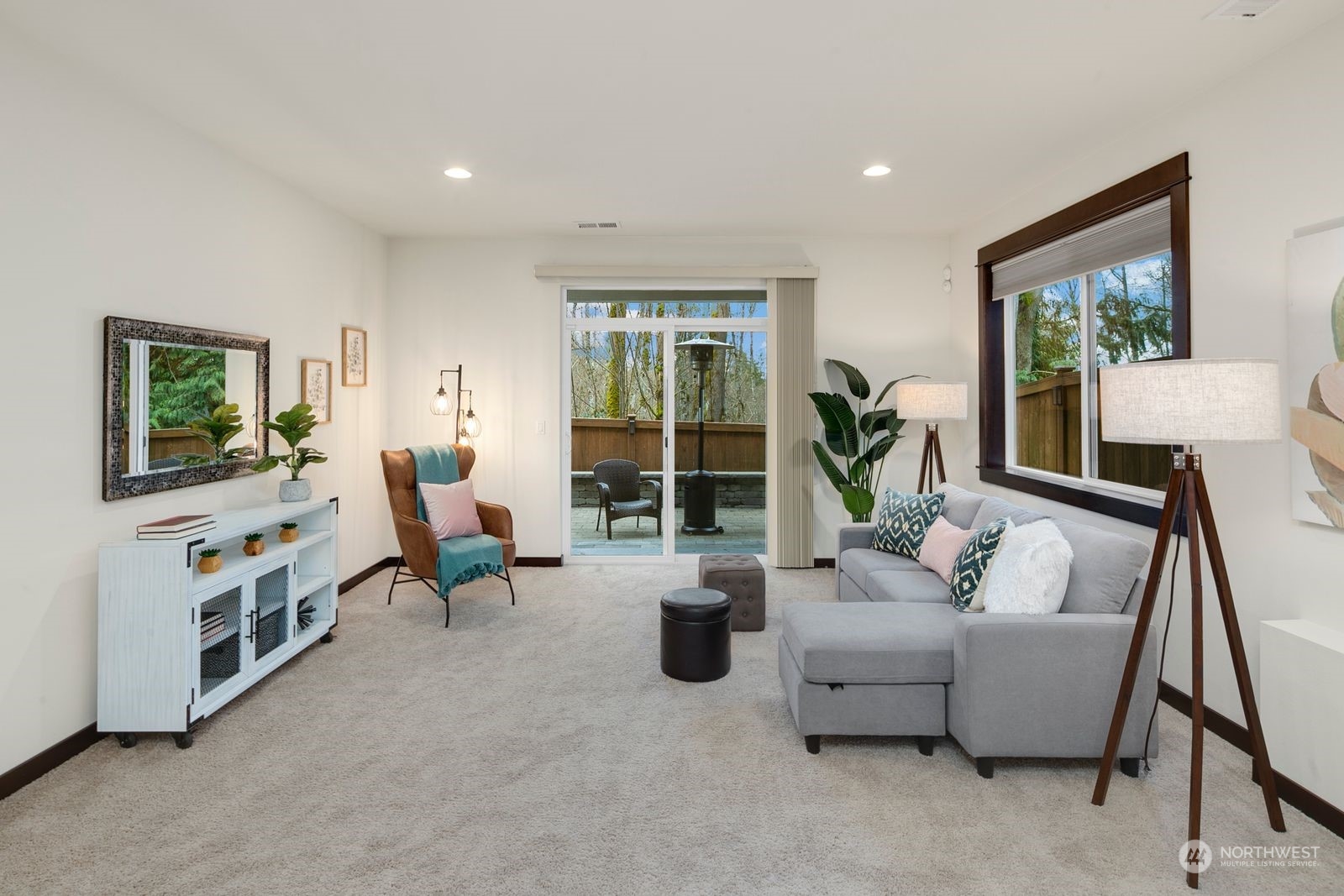 17605 3rd Avenue Southeast Bothell, WA 98012 - Photo 30 of 38 a living room with furniture and a flat screen tv