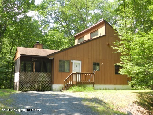 734 Decker Road Bushkill, PA 18324 - Photo 1 of 18 a view of backyard of house