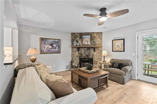 a bedroom with a bed and a walk in closet