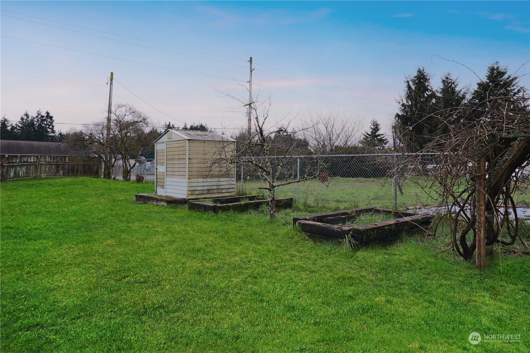 18237 Nutmeg Court Southwest Rochester, WA 98579 - Photo 6 of 34 a view of a garden with a slide