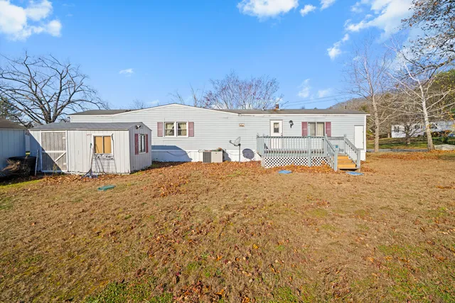 a row of houses with outdoor space