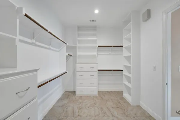a view of walk in closet
