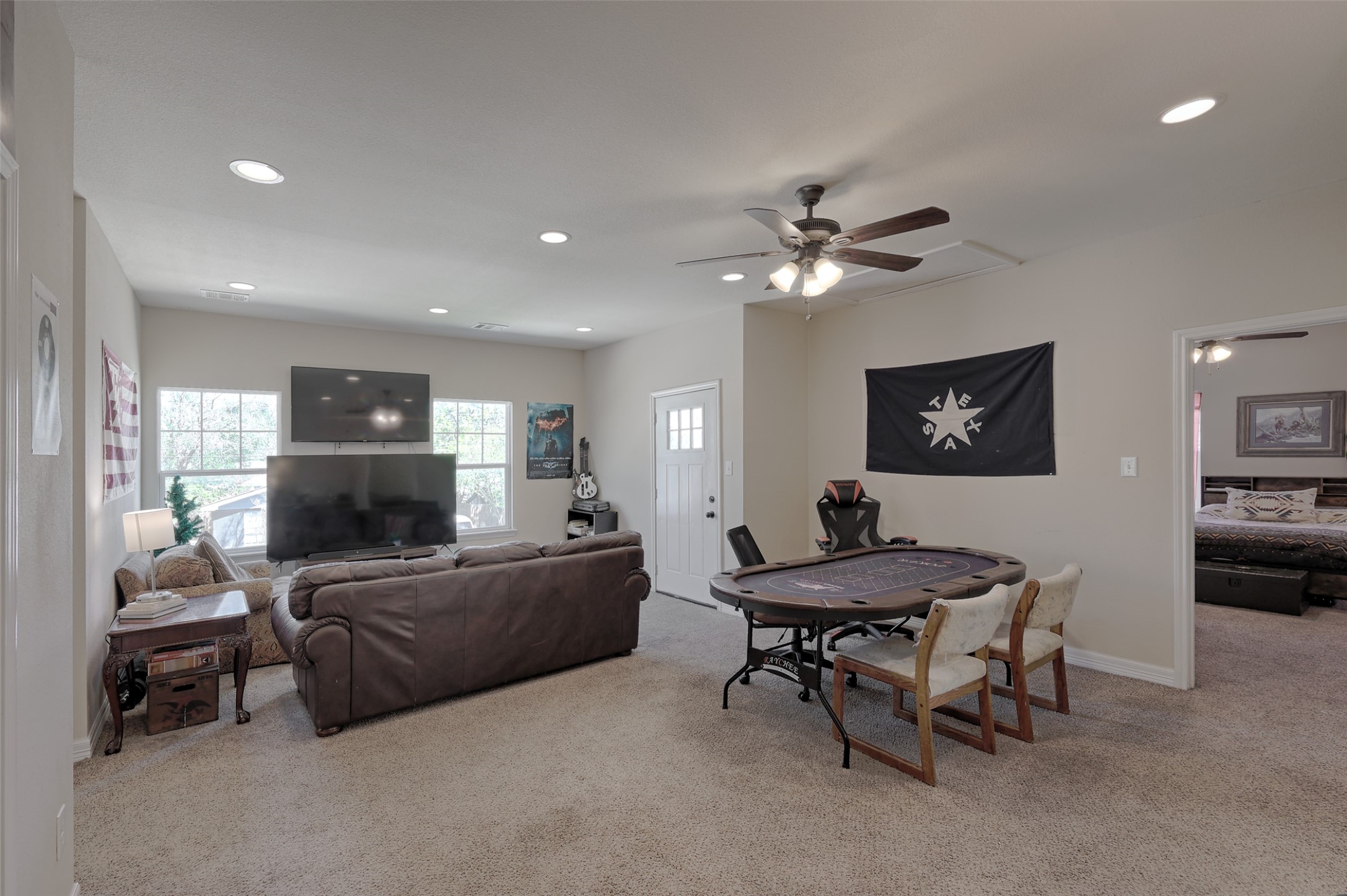 1122 Detroit Street College Station, TX 77840 - Photo 18 of 48 Upstairs game room with plenty of space for all the games! And studying!
