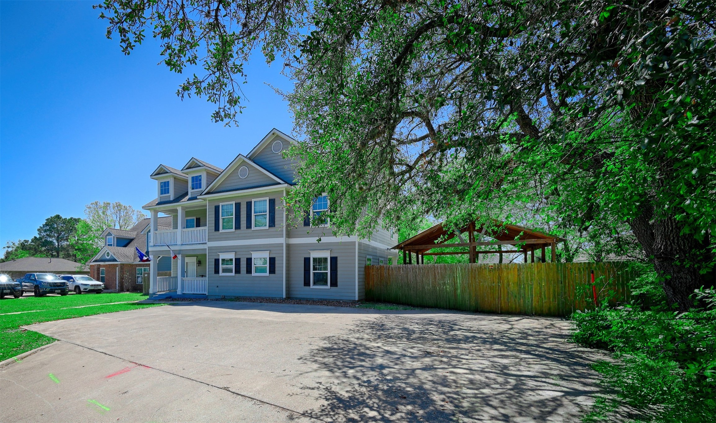 1122 Detroit Street College Station, TX 77840 - Photo 46 of 48 Enough flatwork for ease of parking off the street!