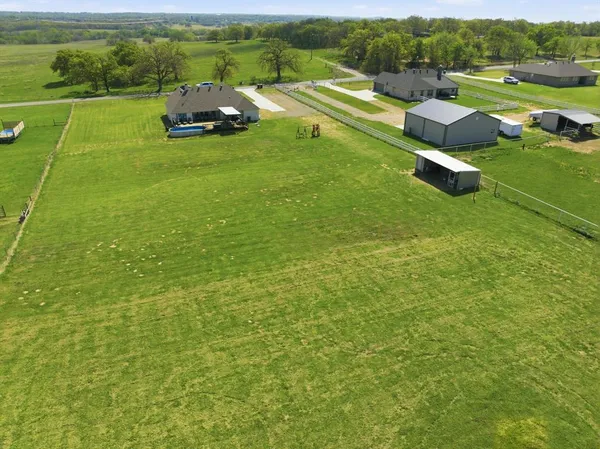 a view of an outdoor space and swimming pool