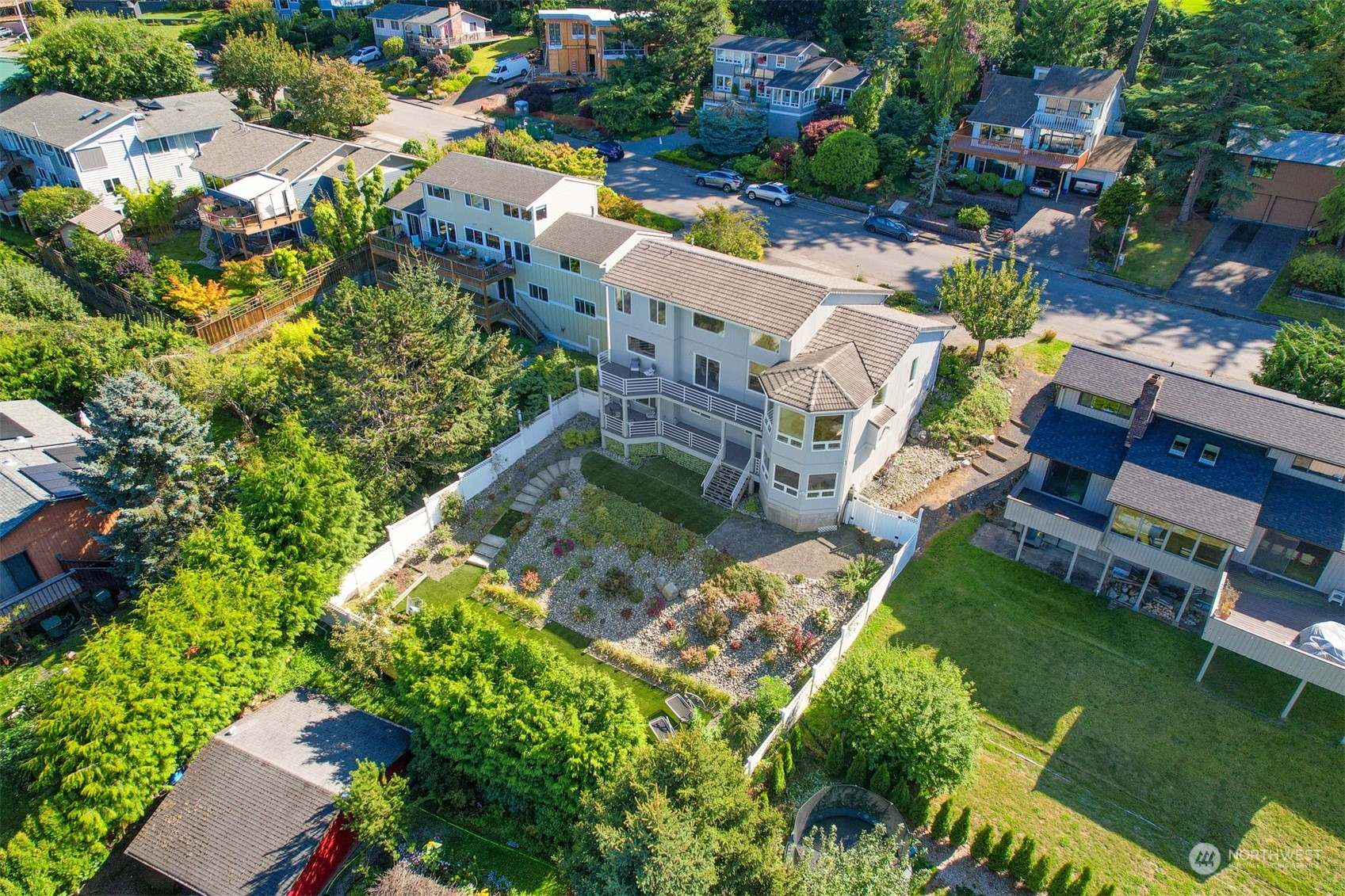 215 Bayside Road Bellingham, WA 98225 - Photo 37 of 38 an aerial view of residential houses with outdoor space