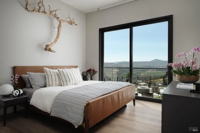 a view of balcony with furniture