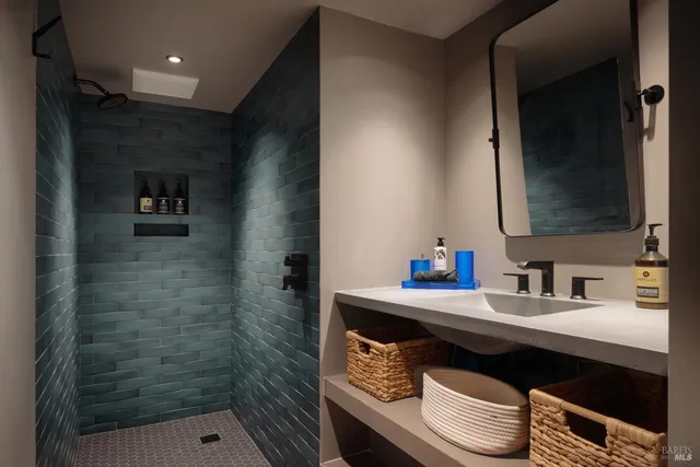 a couple of potted plants in front of a house