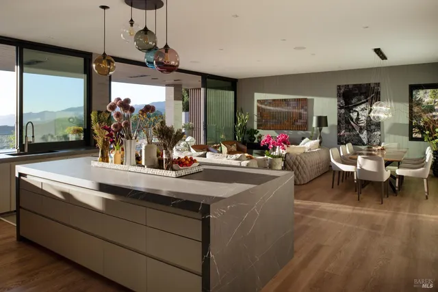 a view of a terrace with couch