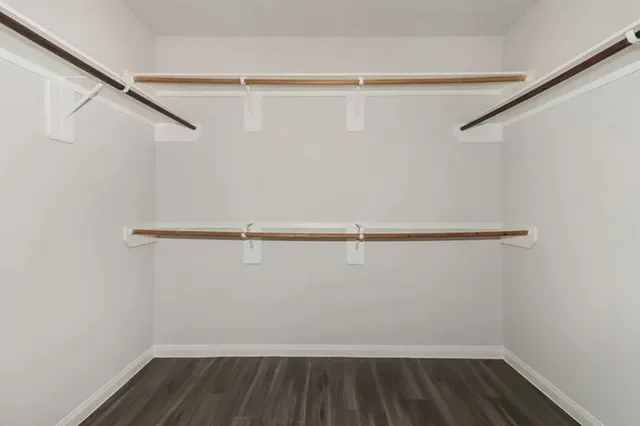 a view of walk in closet