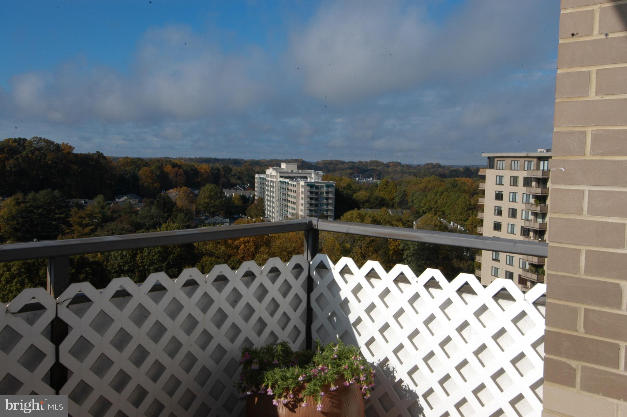 5225 Pooks Hill Road, Unit 1828S Bethesda, MD 20814 - Photo 3 of 28 View From Master Bedroom Balcony