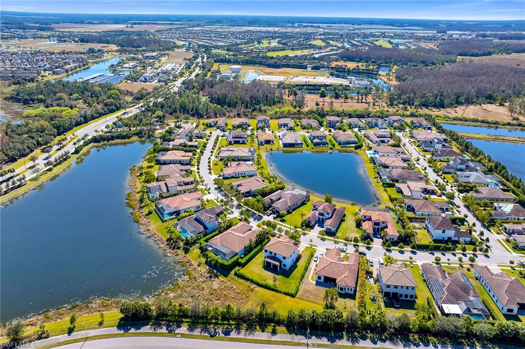 5344 Chandler Way Ave Maria, FL 34142 - Photo 47 of 47 an aerial view of residential house with outdoor space