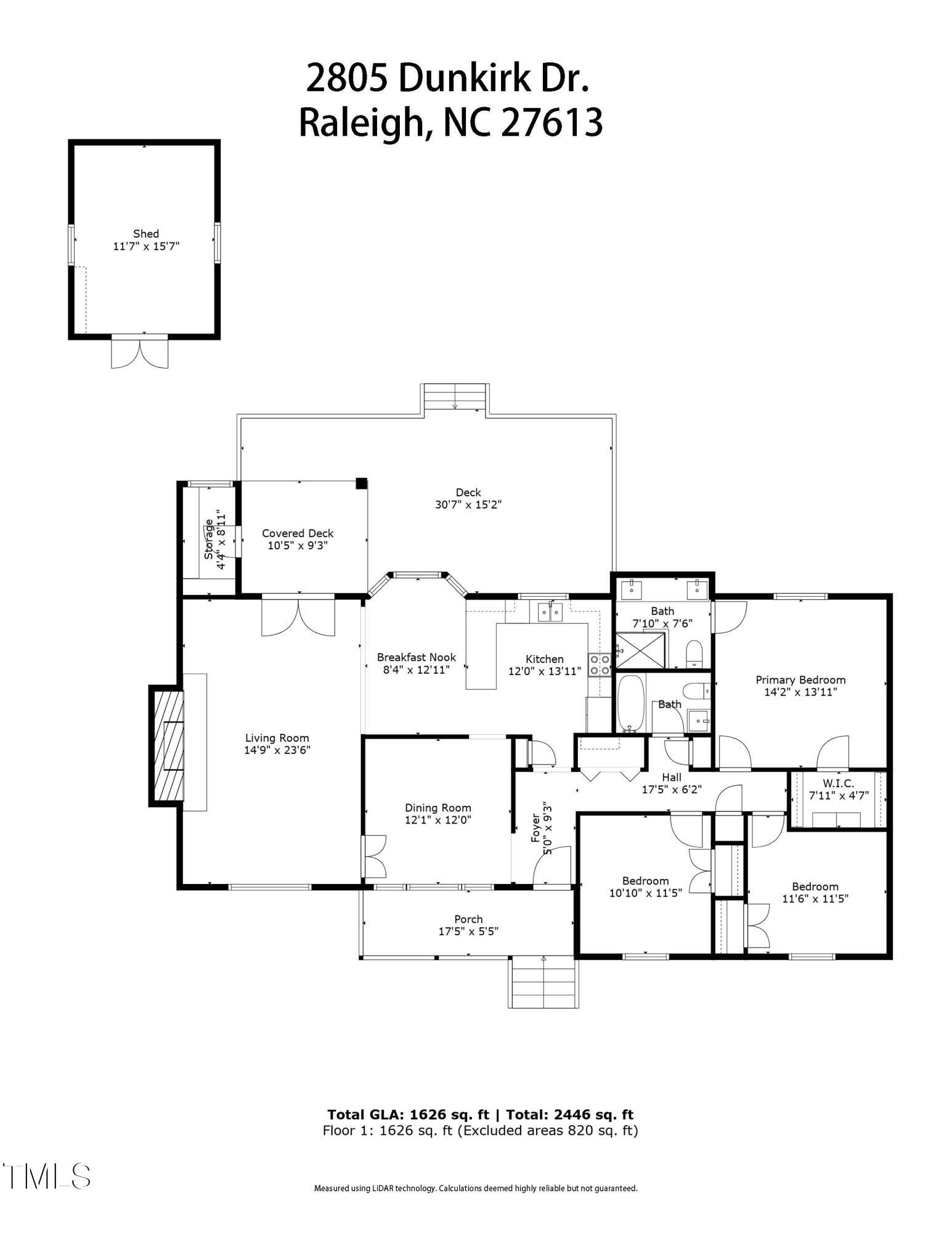 2805 Dunkirk Drive Raleigh, NC 27613 - Photo 31 of 36