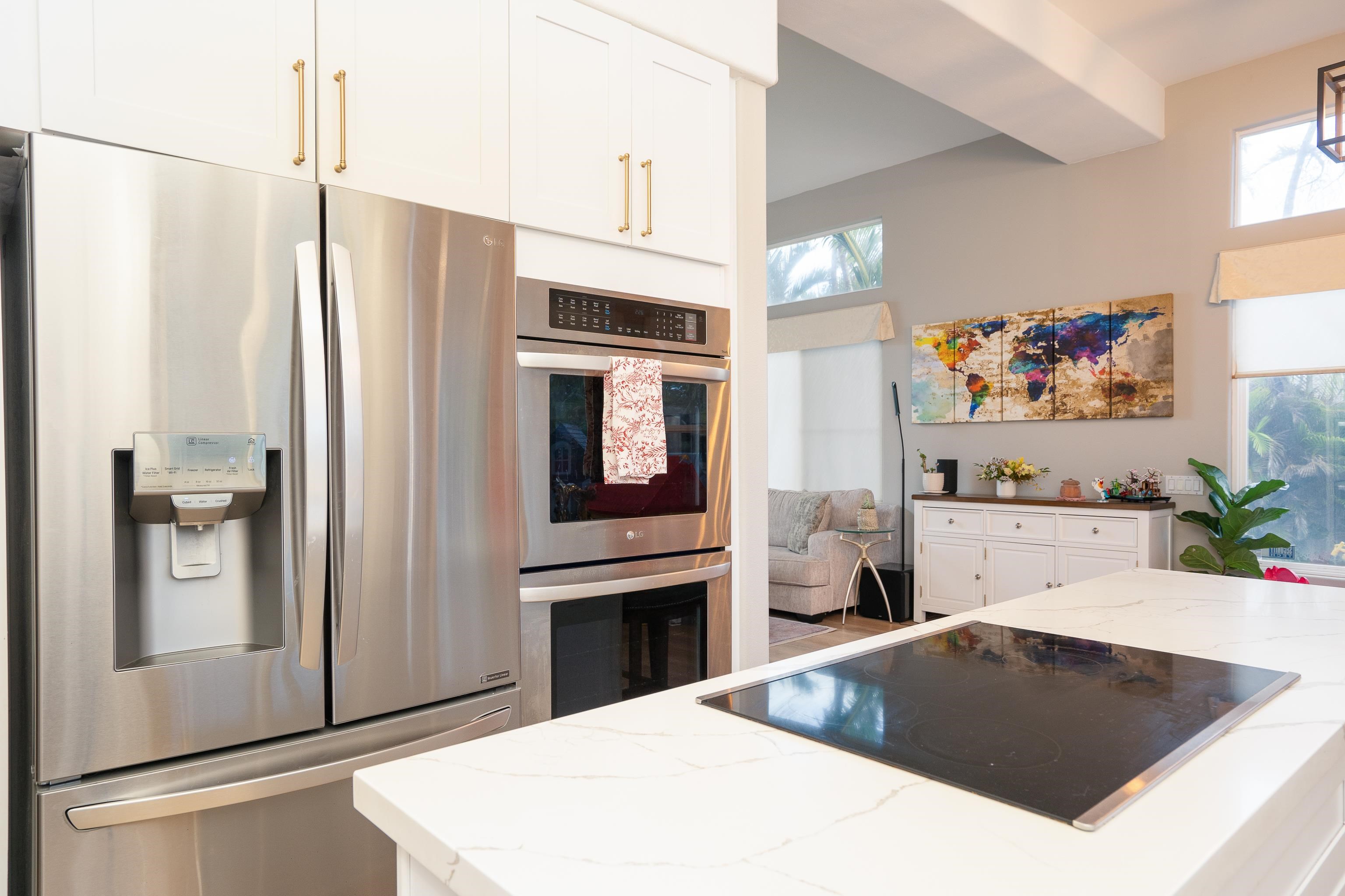 52 Kuukama Street Kahului, HI 96732 - Photo 12 of 28 a kitchen with stainless steel appliances a refrigerator and a stove