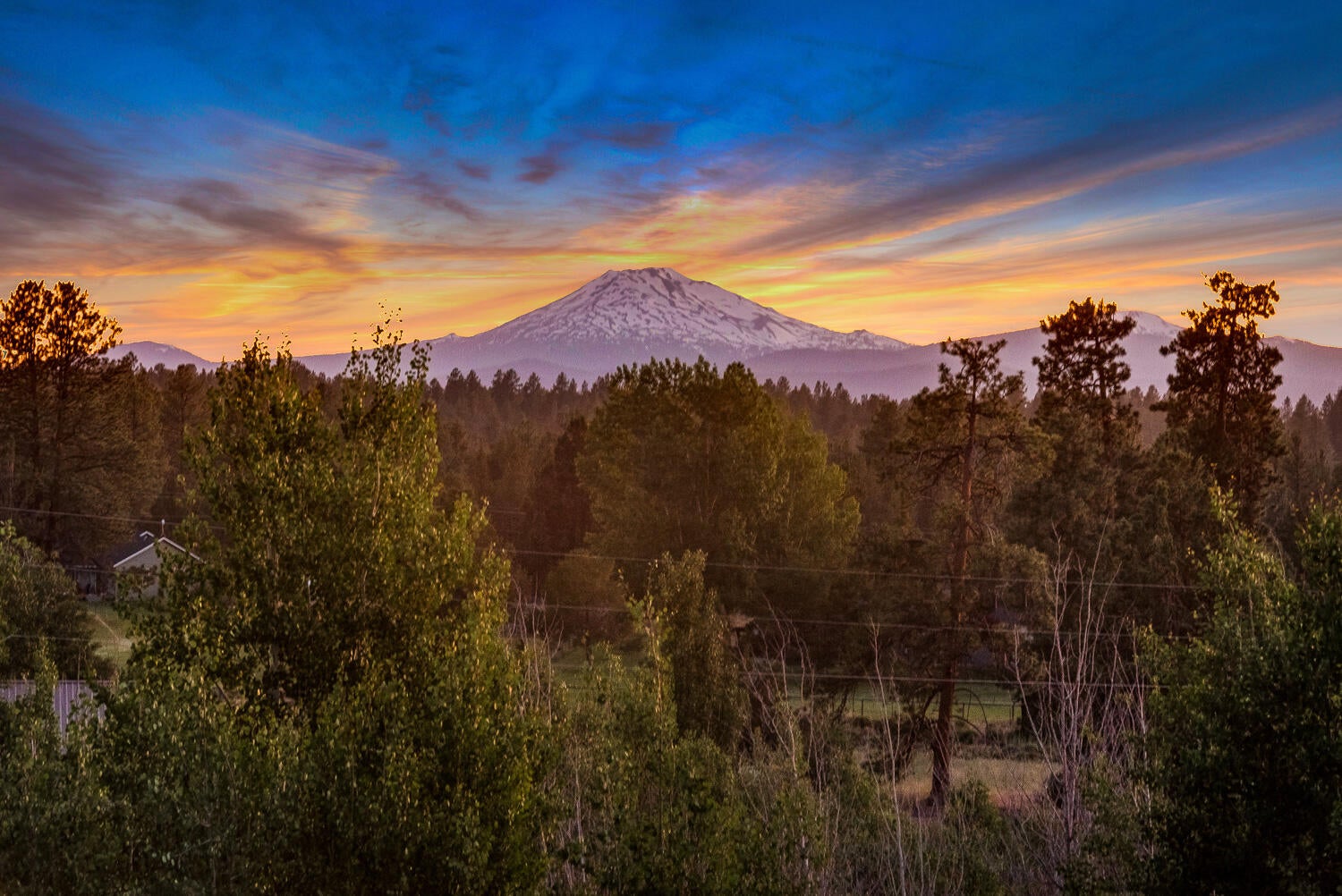 60470 Arnold Market Road Bend, OR 97702 - Photo 51 of 53 Mt Bachelor twilight