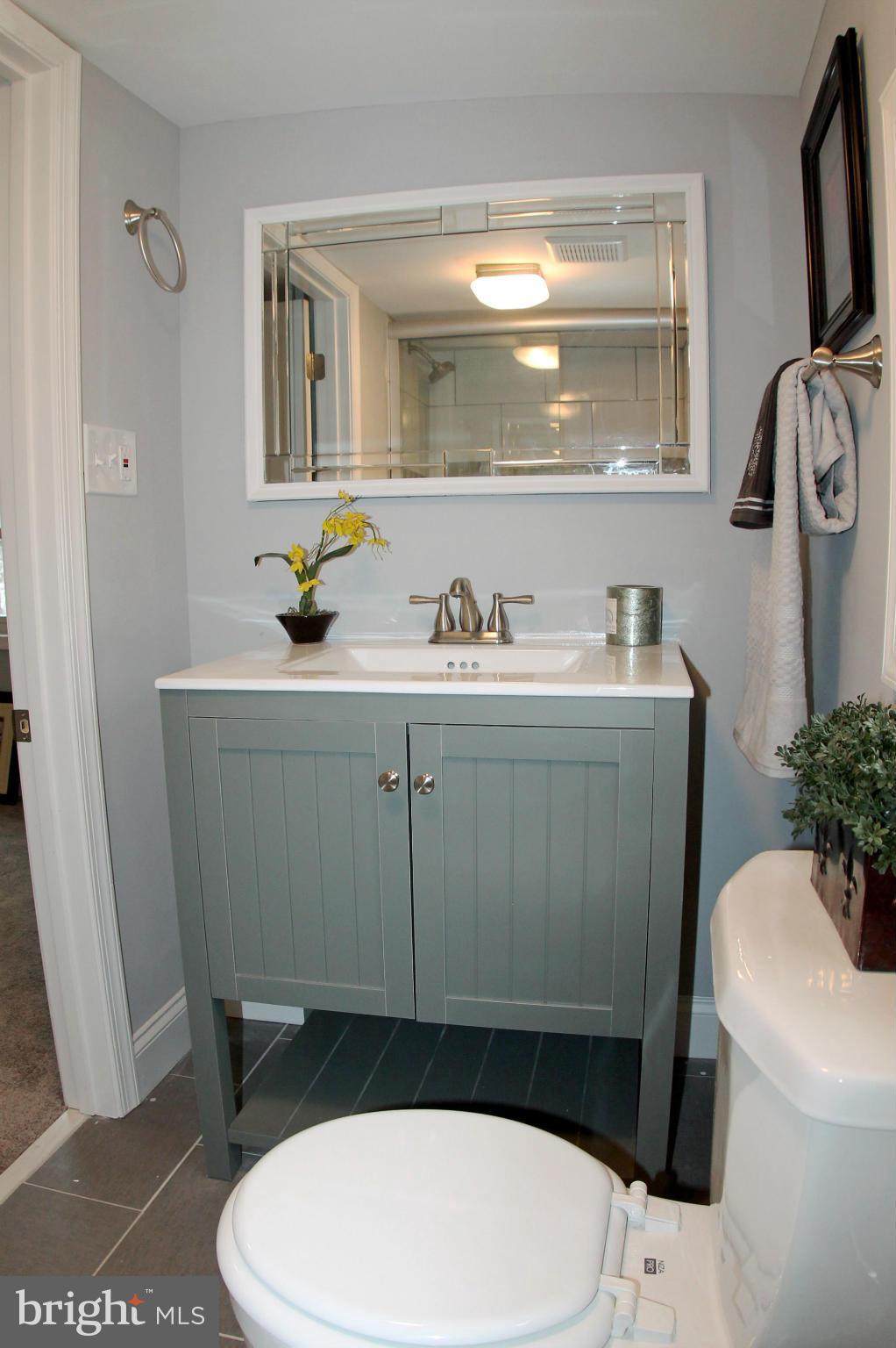 5510 Tramore Road Baltimore, MD 21214 - Photo 20 of 30 a bathroom with a toilet a sink and mirror
