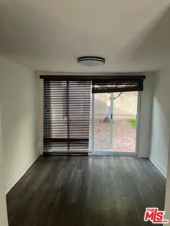 a view of wooden door