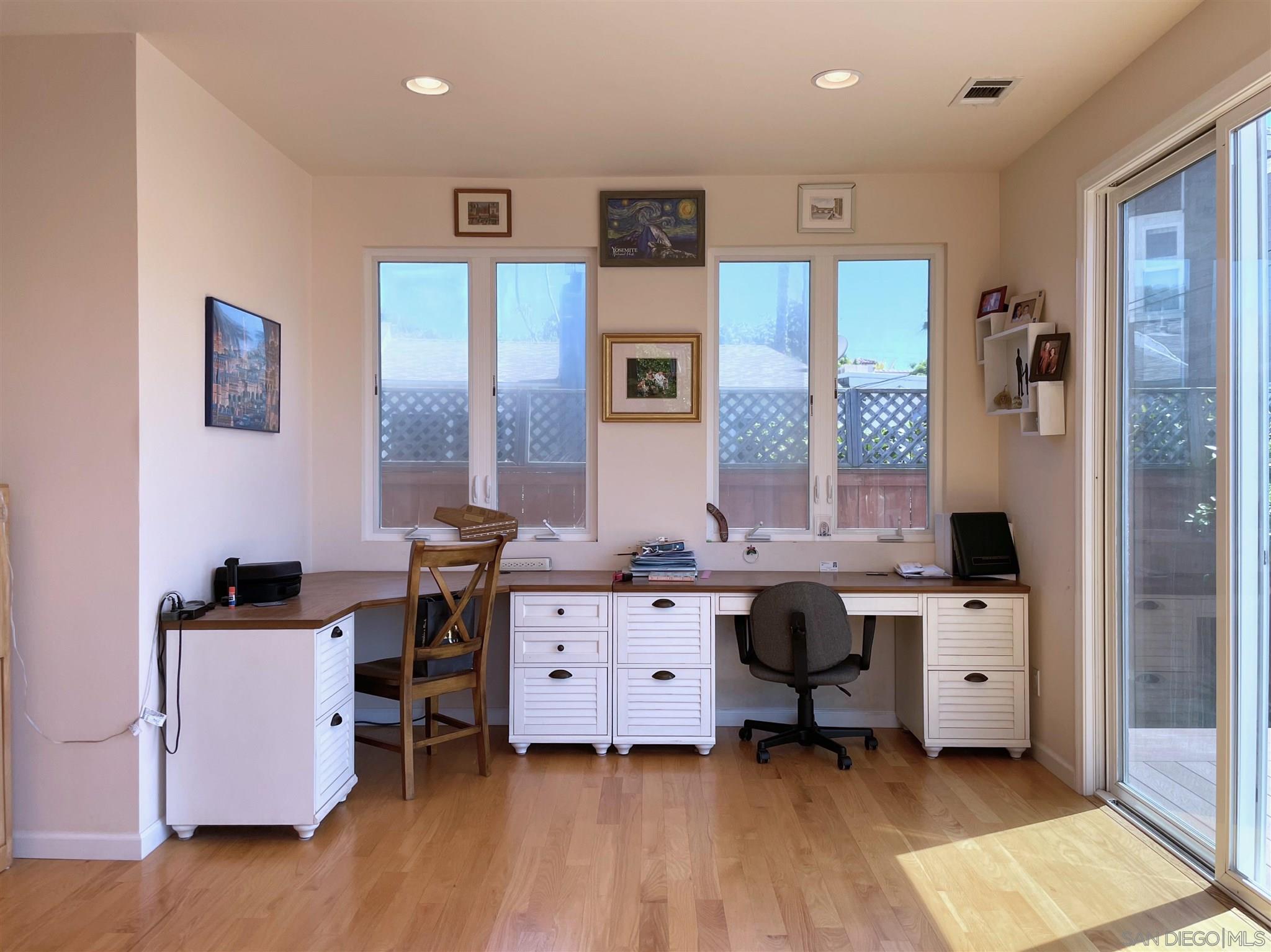 950 Cabrillo Avenue Coronado, CA 92118 - Photo 17 of 31 a view of a workspace with furniture and a window