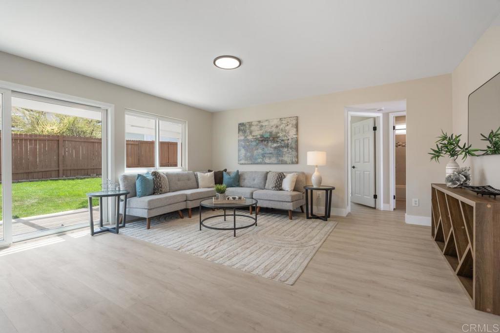 536 Heather Ridge Road San Marcos, CA 92078 - Photo 29 of 66 a living room with furniture and a garden