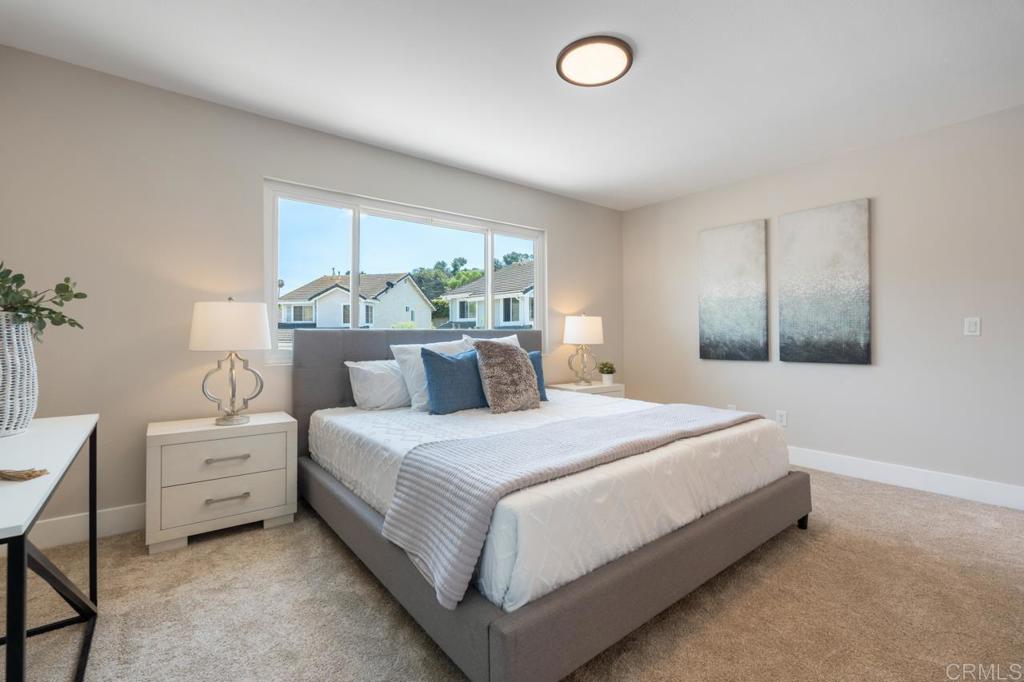 536 Heather Ridge Road San Marcos, CA 92078 - Photo 39 of 66 a bedroom with a bed and a window