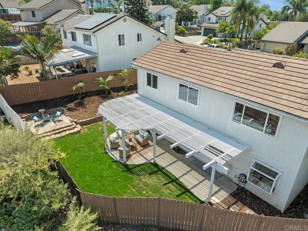 536 Heather Ridge Road San Marcos, CA 92078 - Photo 50 of 66 an aerial view of a house with a garden
