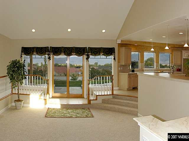 1319 Wolf Run Road Reno, NV 89511 - Photo 5 of 9 a view of a lobby with black carpet