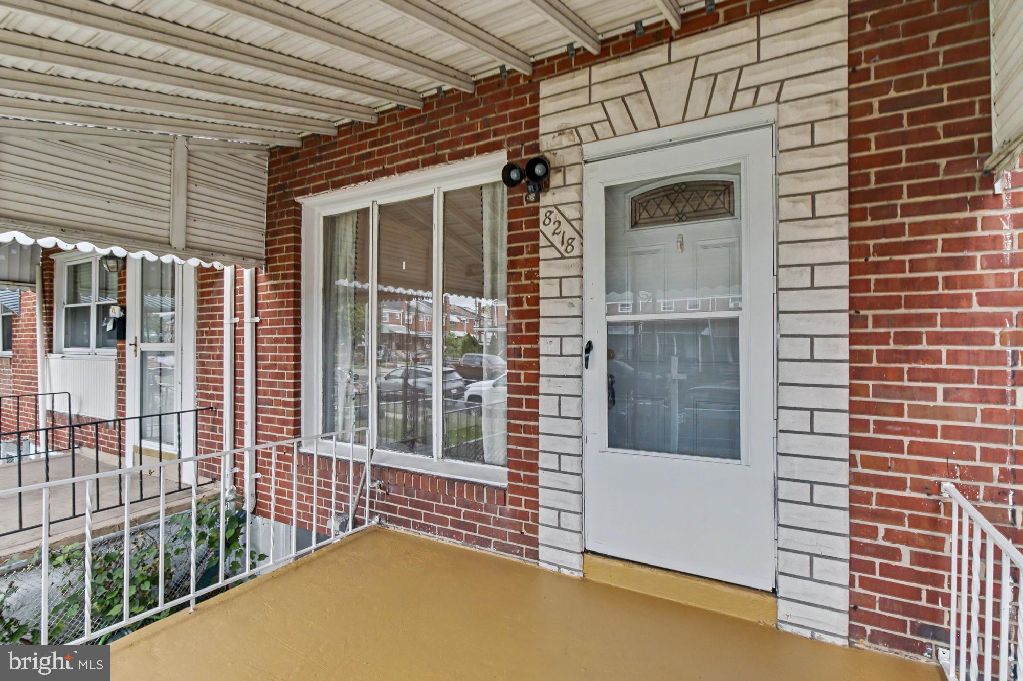 8218 Kavanagh Road Dundalk, MD 21222 - Photo 4 of 39 Charming brick entryway with porch.