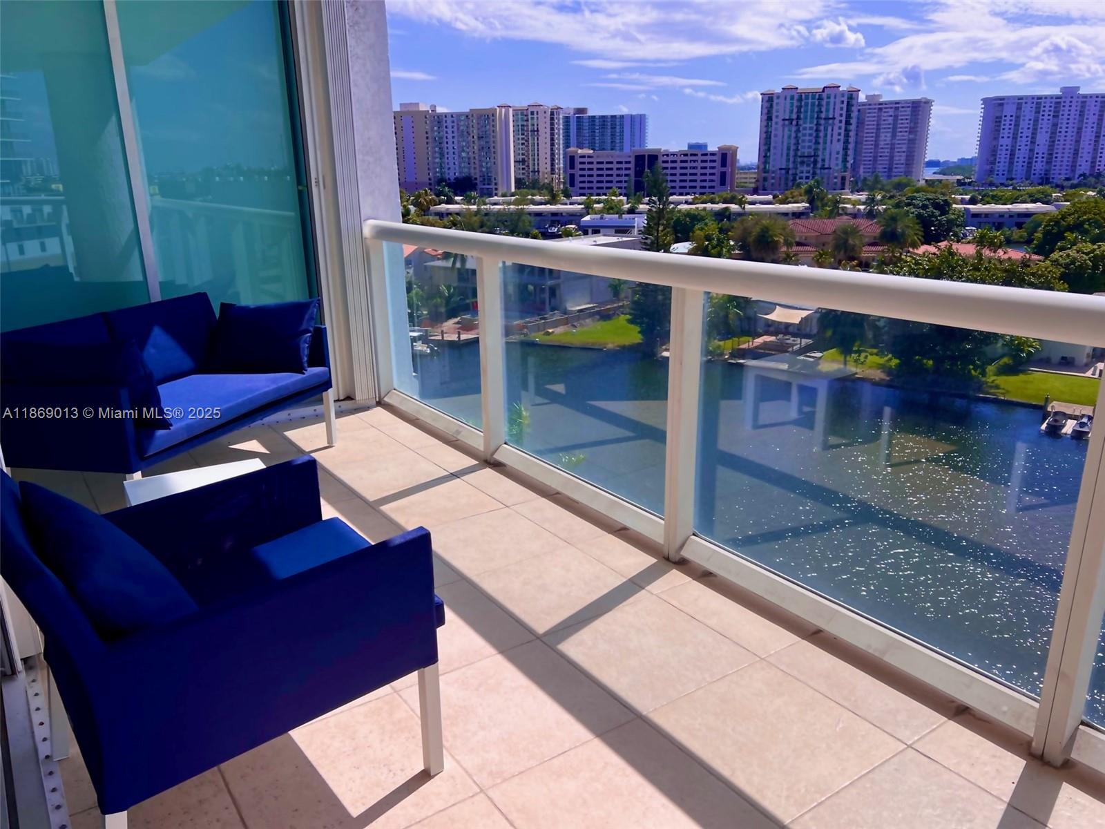 16500 Collins Avenue, Unit 655 Sunny Isles Beach, FL 33160 - Photo 20 of 48 a balcony with city view